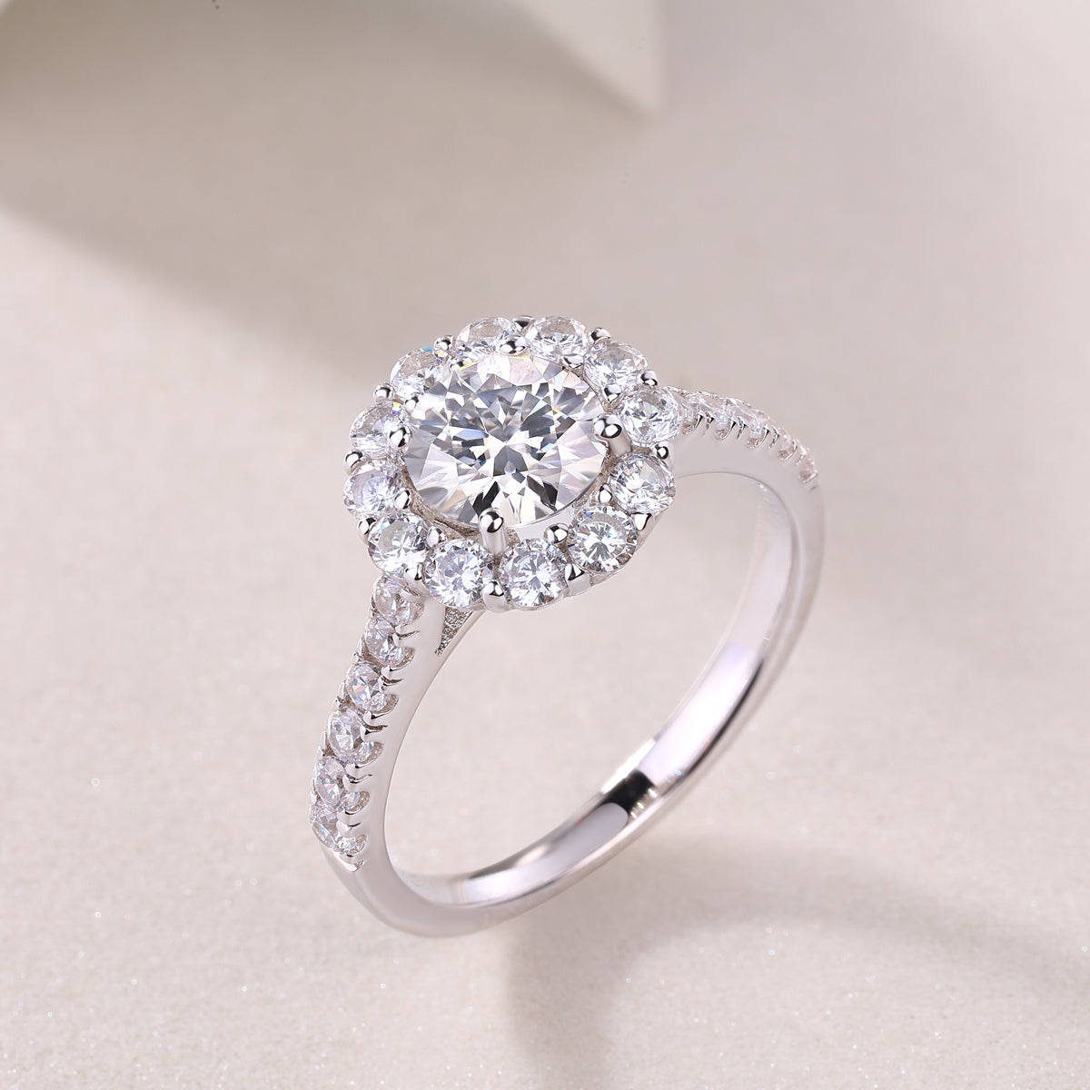 Petal Halo Ring