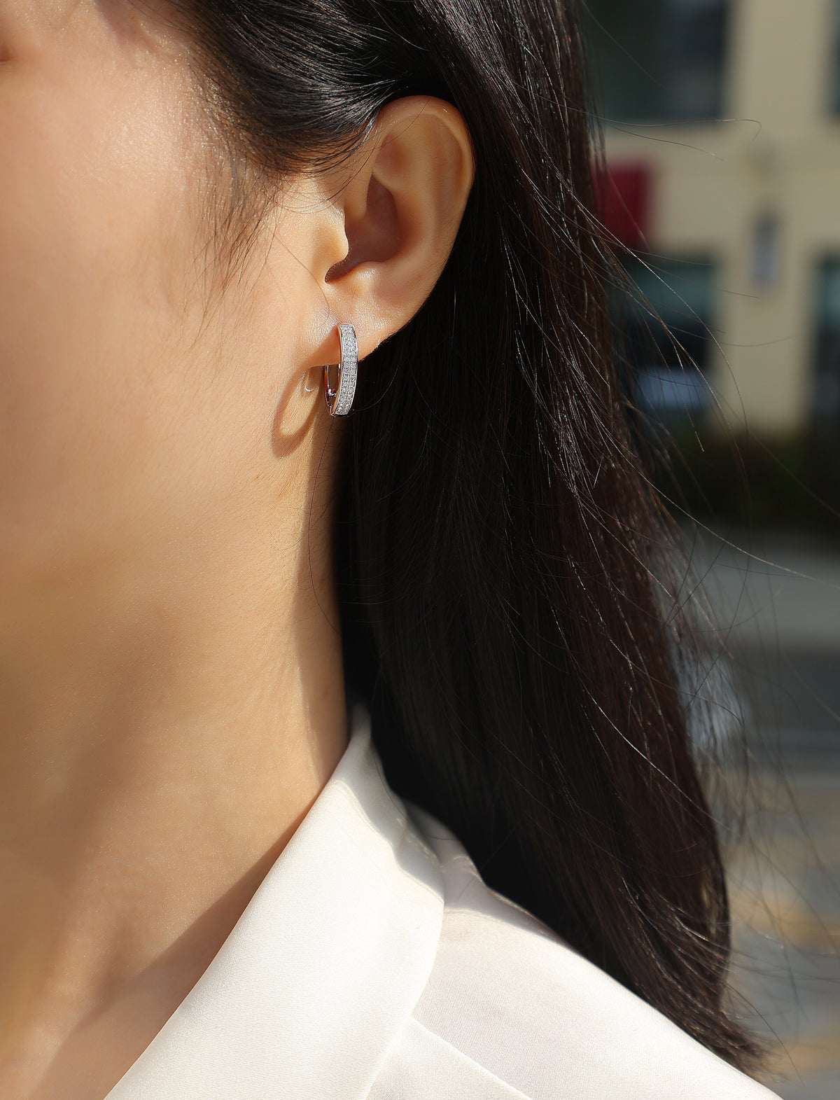Double Pavé Hoops