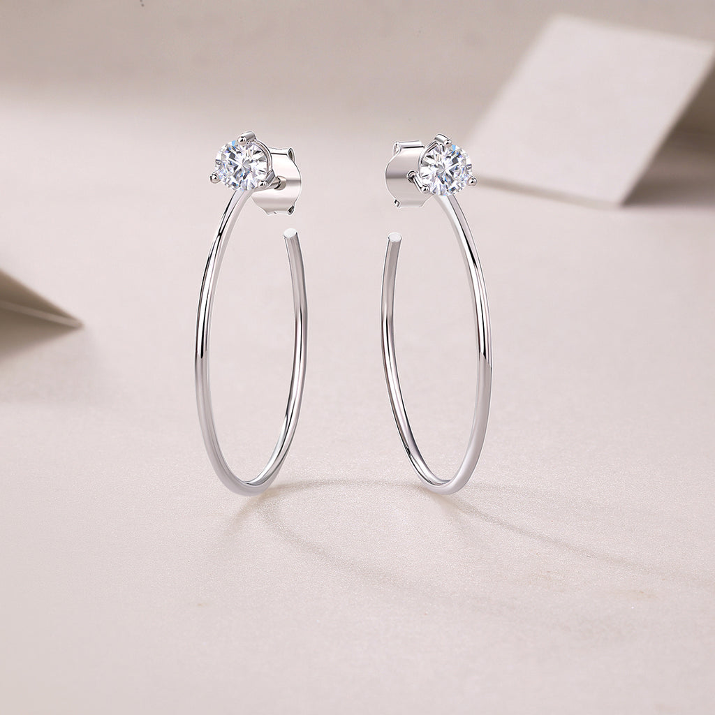 Open Arc Earrings