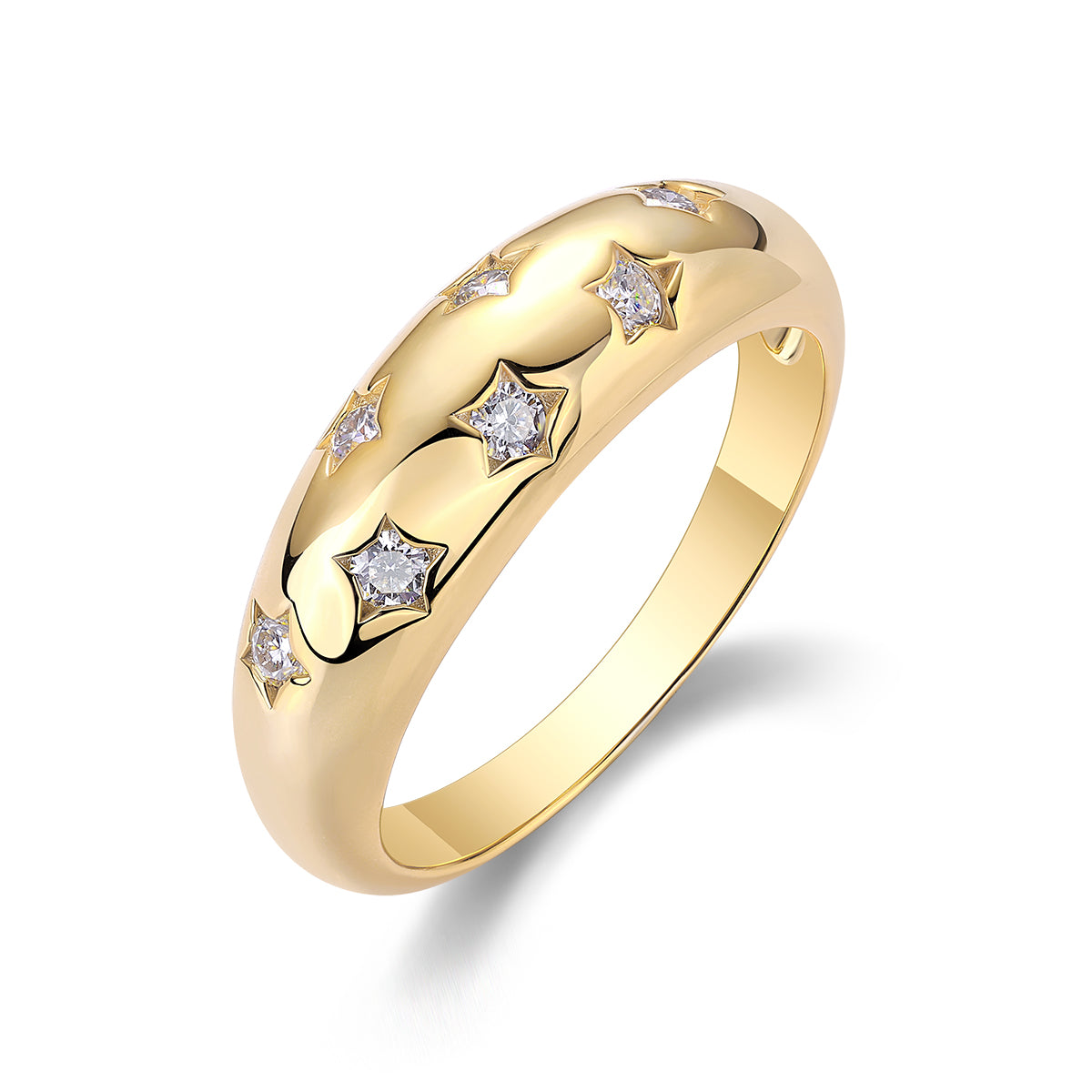 Gold Teardrop Dome