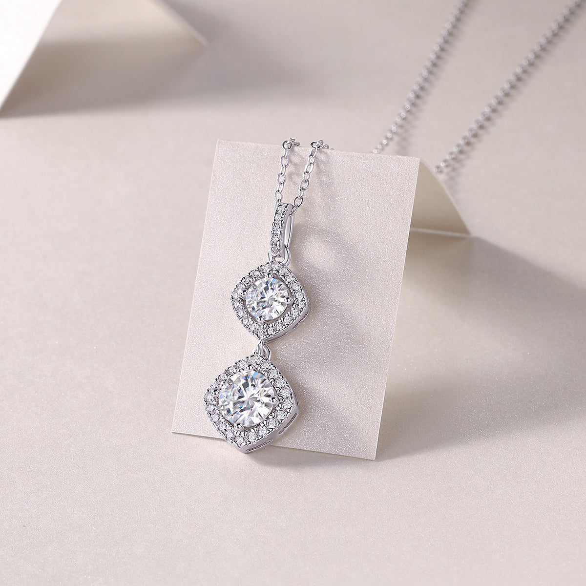 Double Halo Pendant