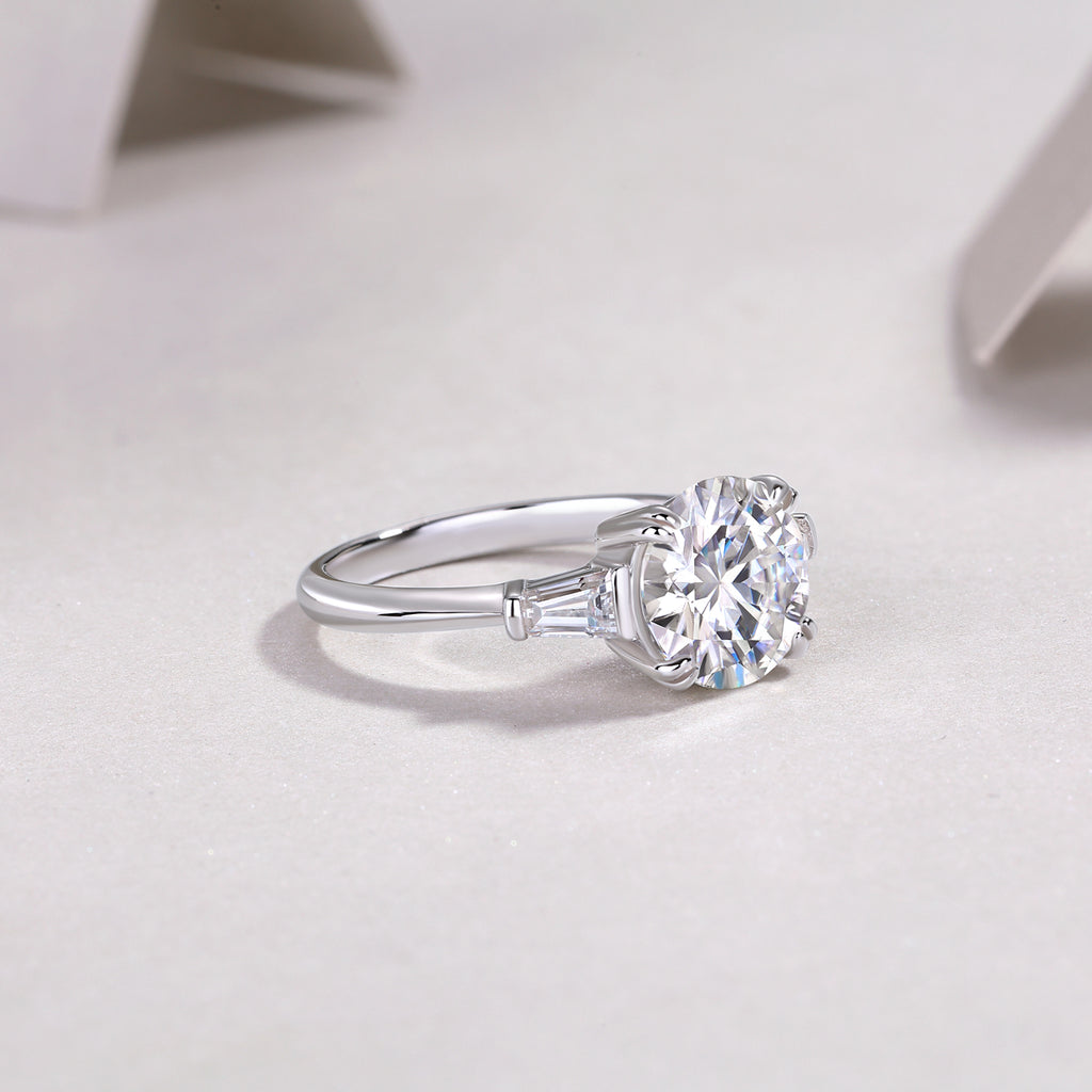 Step Solitaire Ring