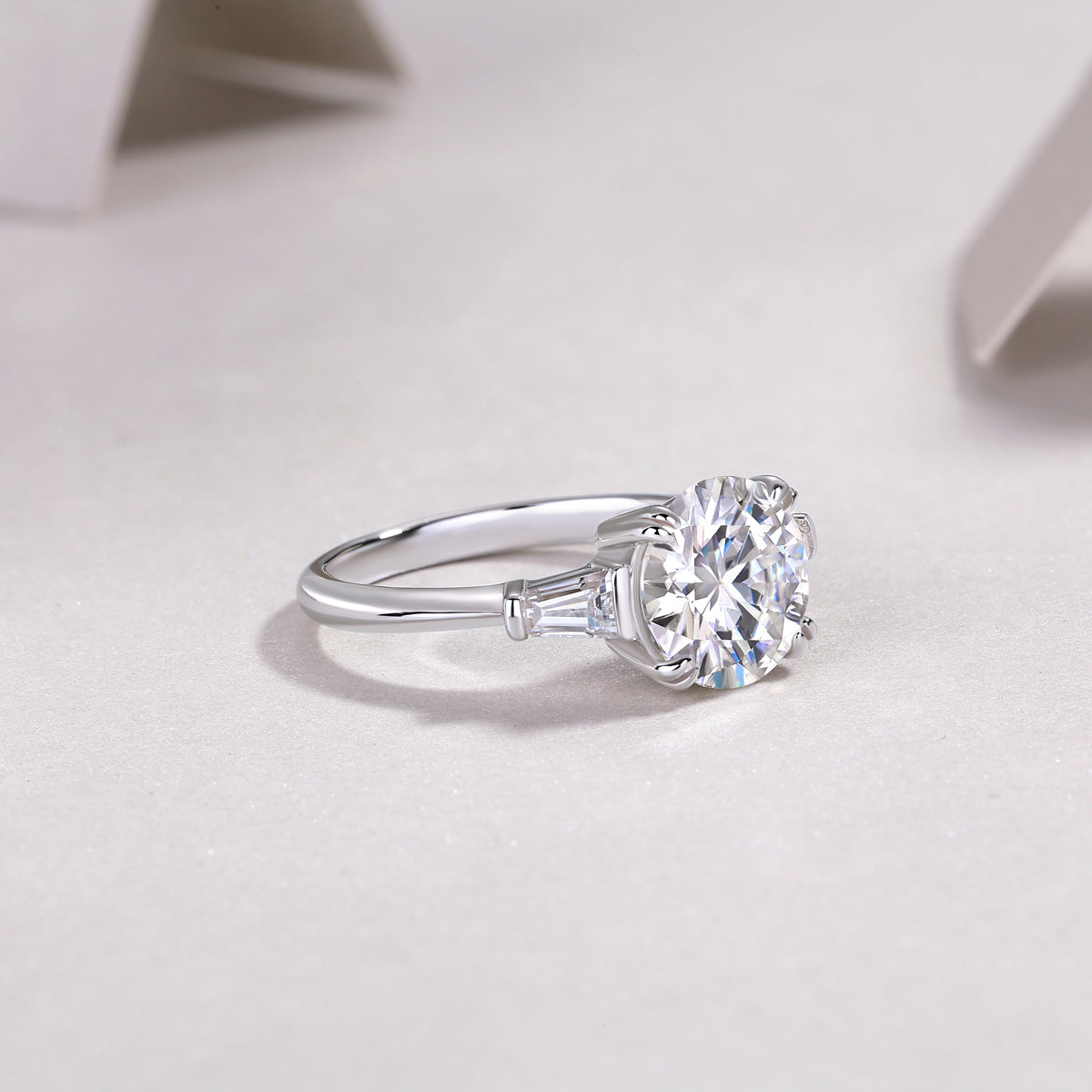Step Solitaire Ring