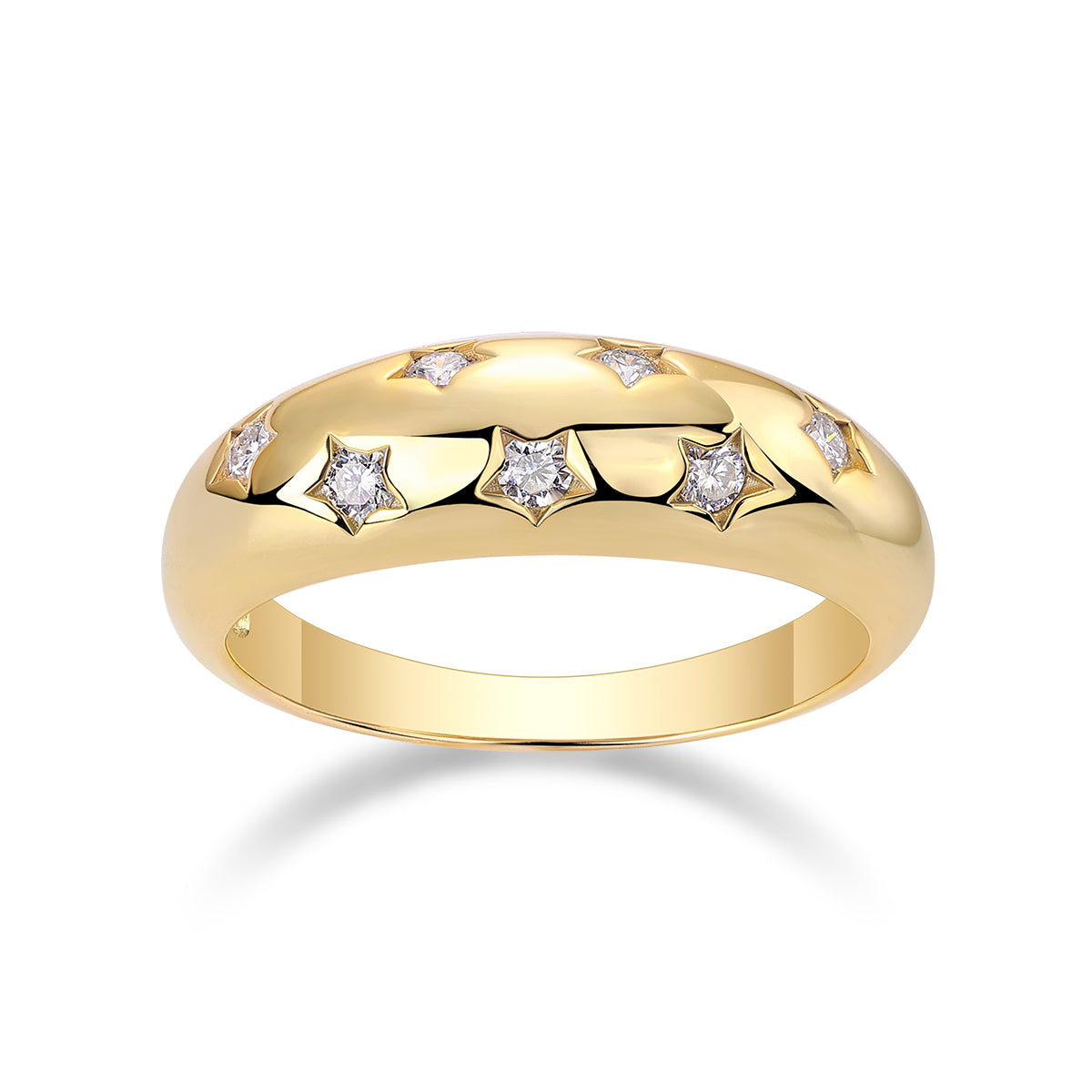 Gold Teardrop Dome