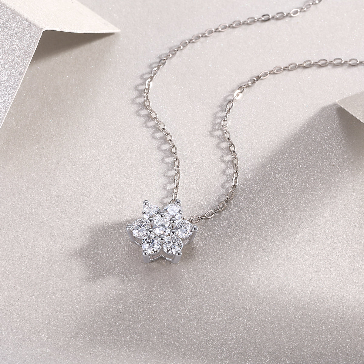 Fluttering Snowflake Pendant