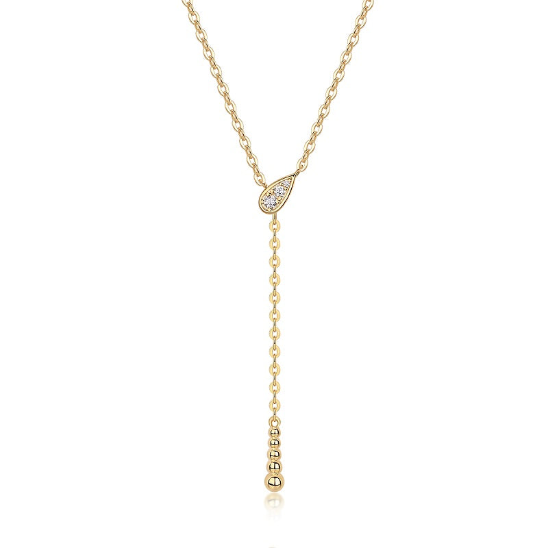 Gold Y Lariat