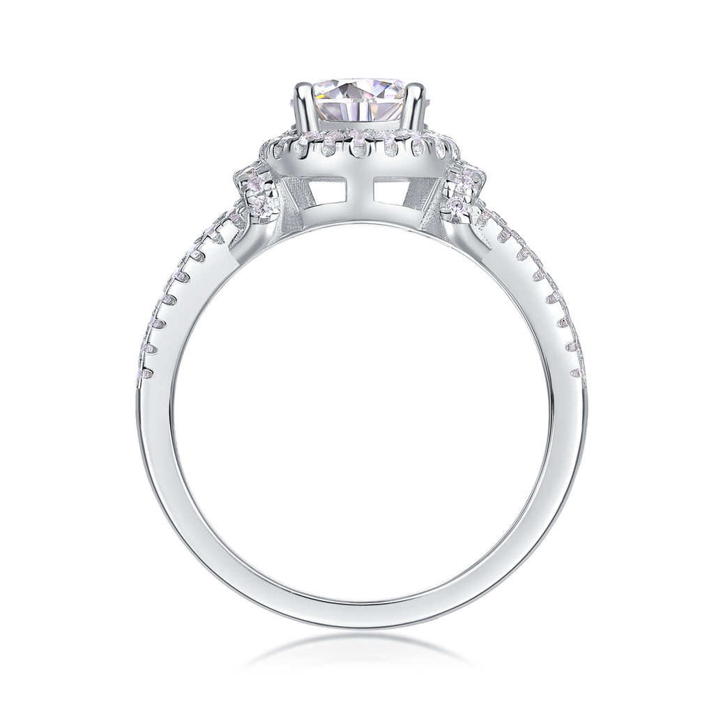 One-Carat Solitaire Band