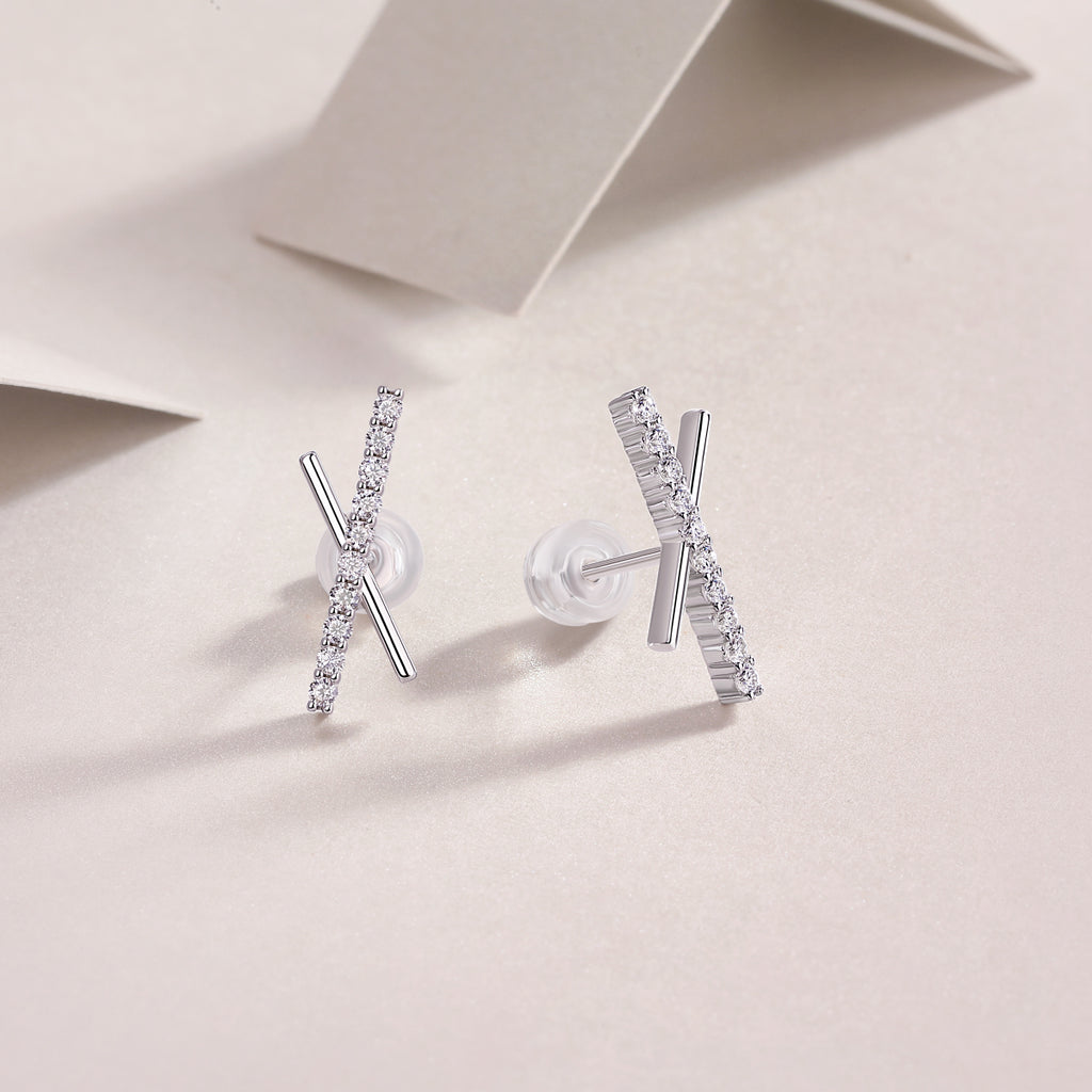Crossed Bar Studs