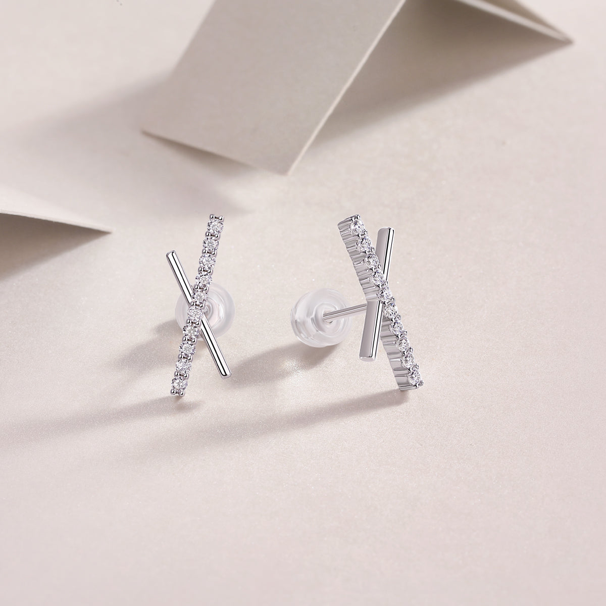 Crossed Bar Studs