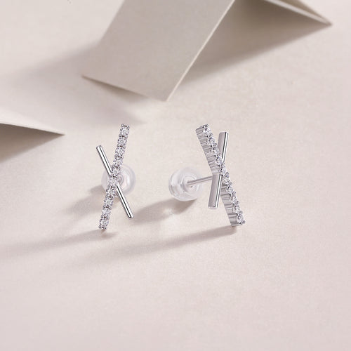 Crossed Bar Studs