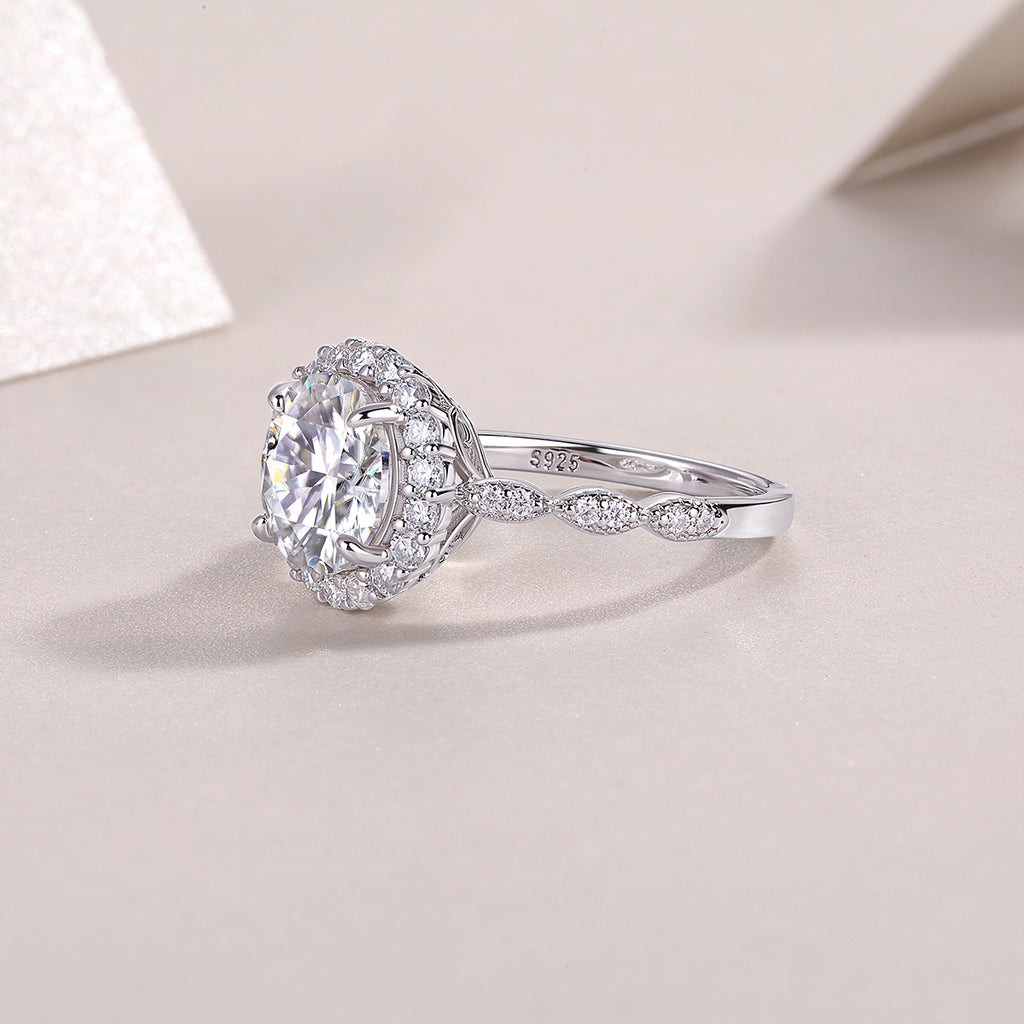 Starlight Solitaire Ring