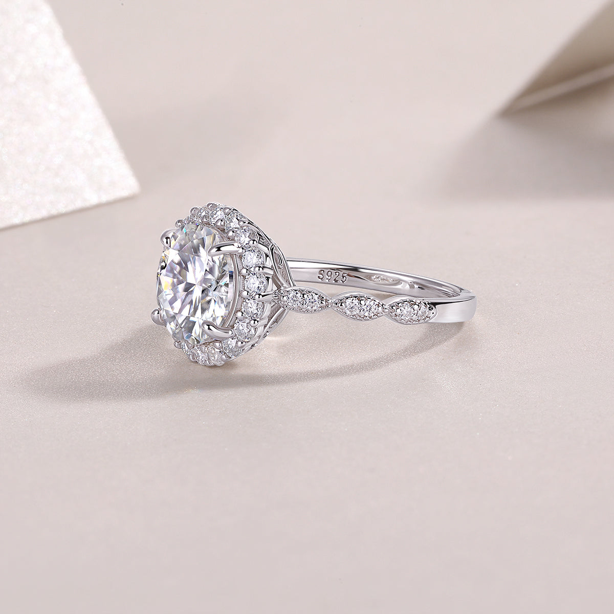 Starlight Solitaire Ring