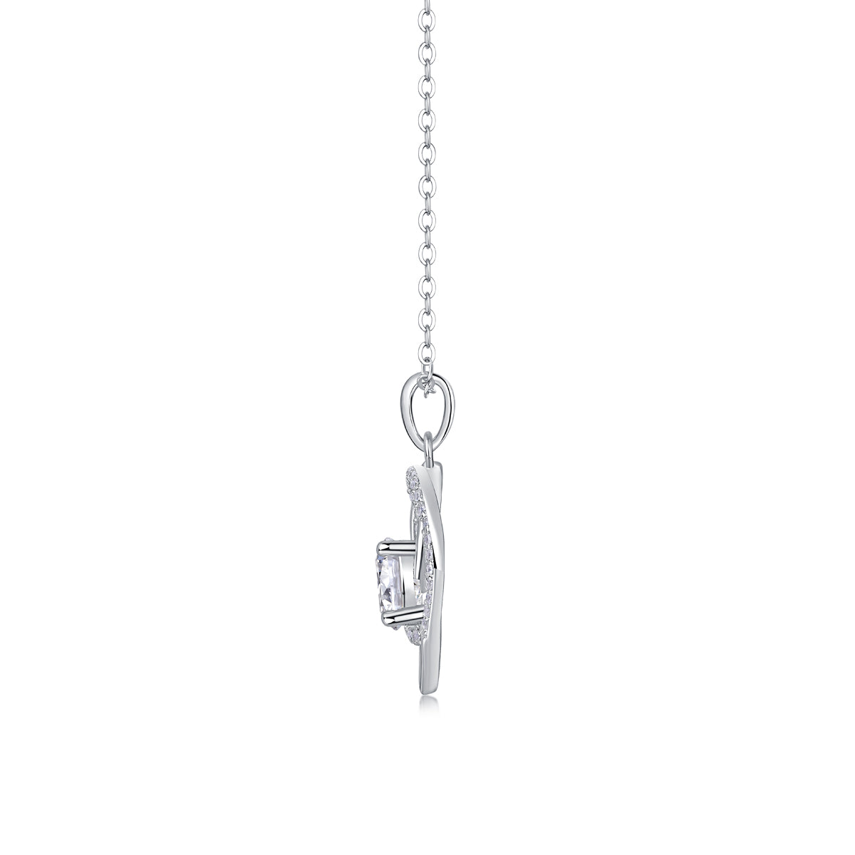 Interlocking Hearts Pendant