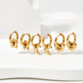 Charm Huggie Hoops