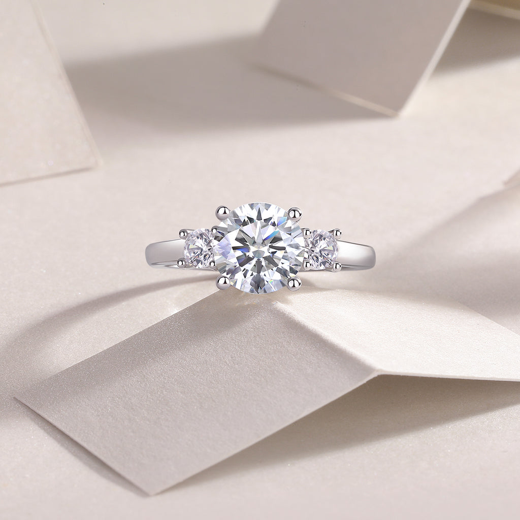 One-Carat Round Ring
