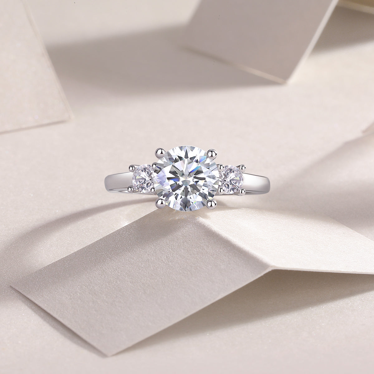 One-Carat Round Ring
