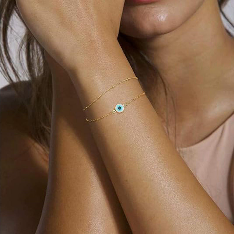 Oval Chain Bar Bracelet