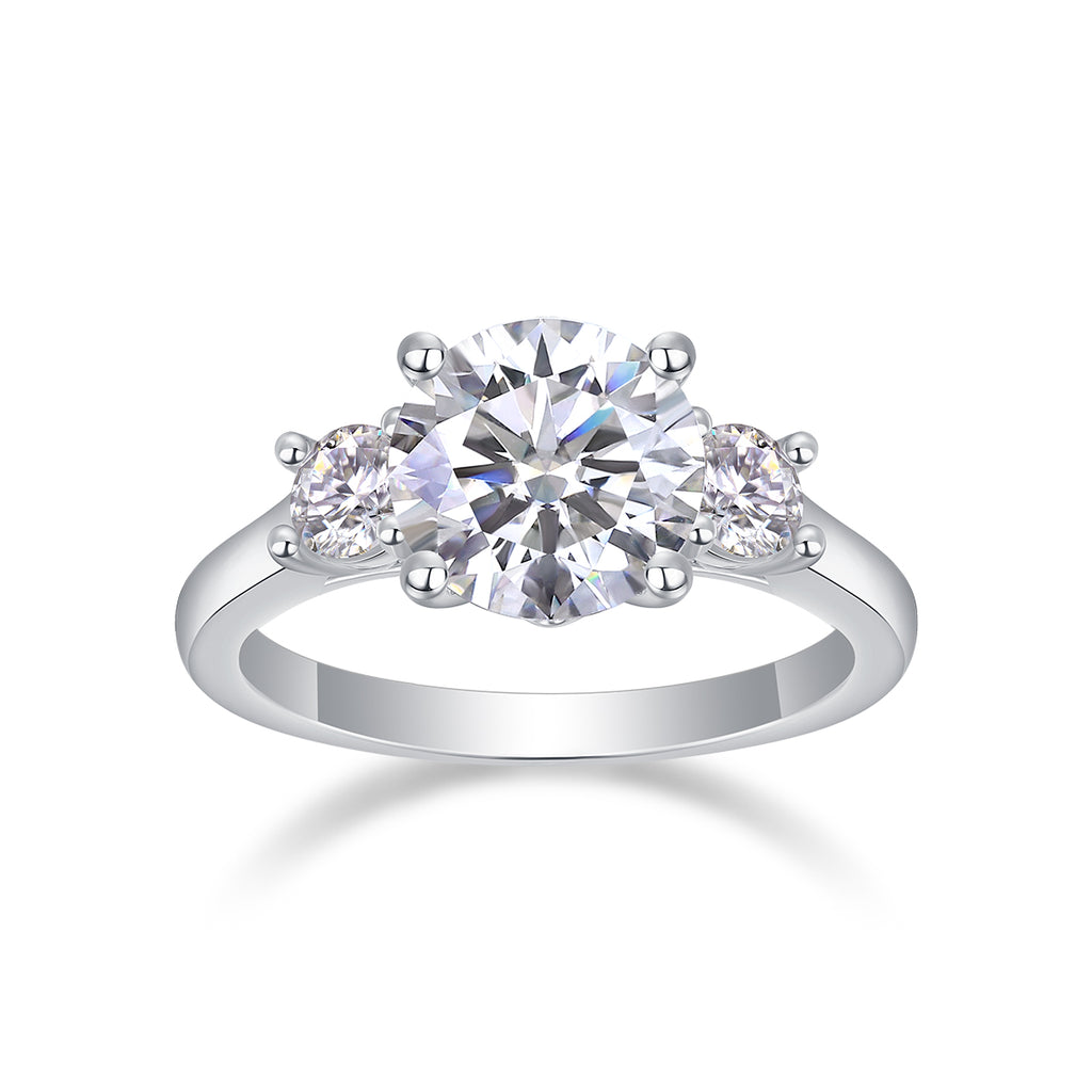 One-Carat Round Ring