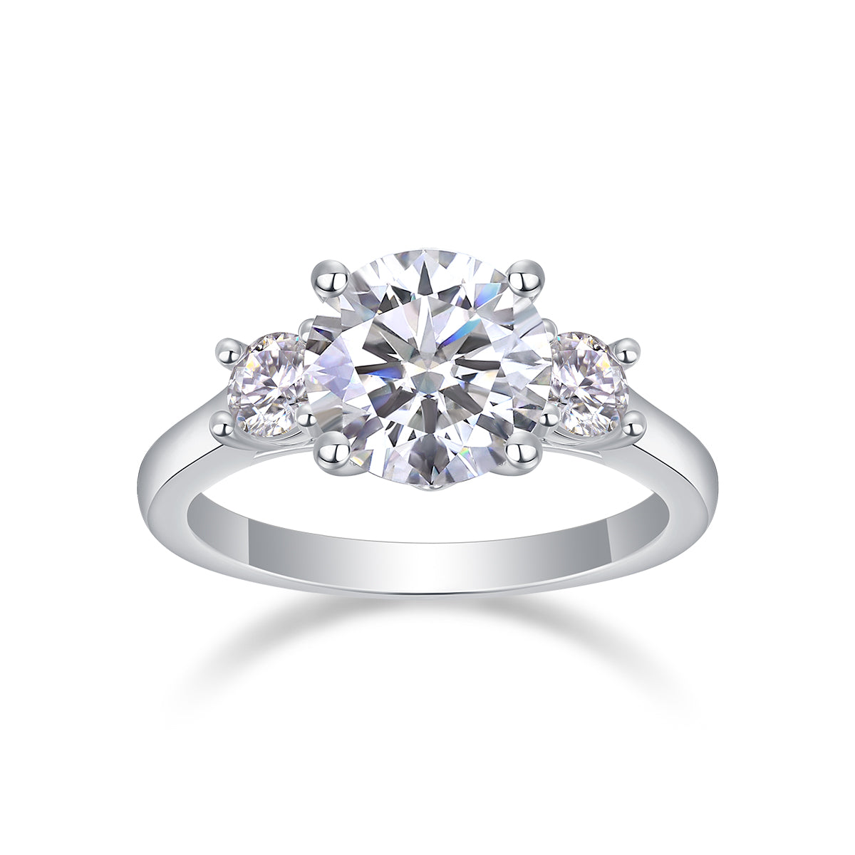 One-Carat Round Ring