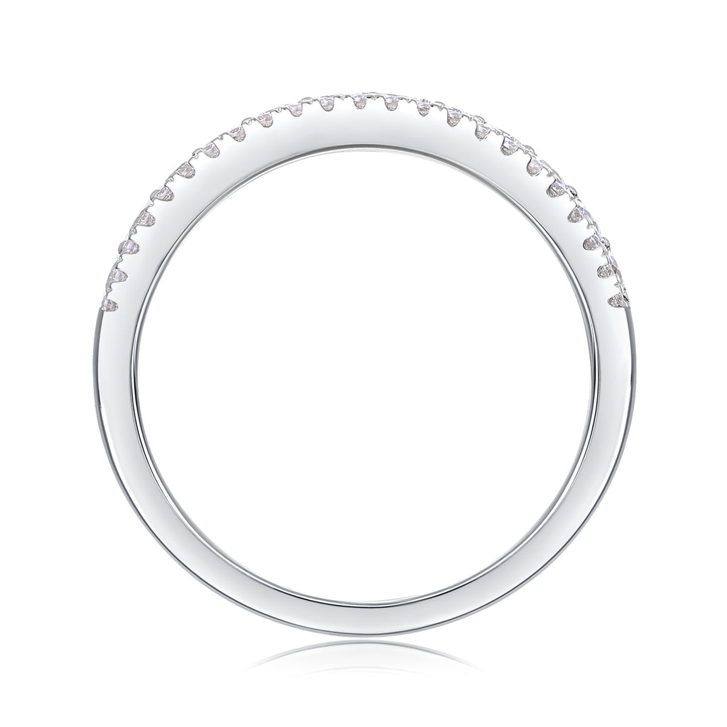 Wide Pavé Band