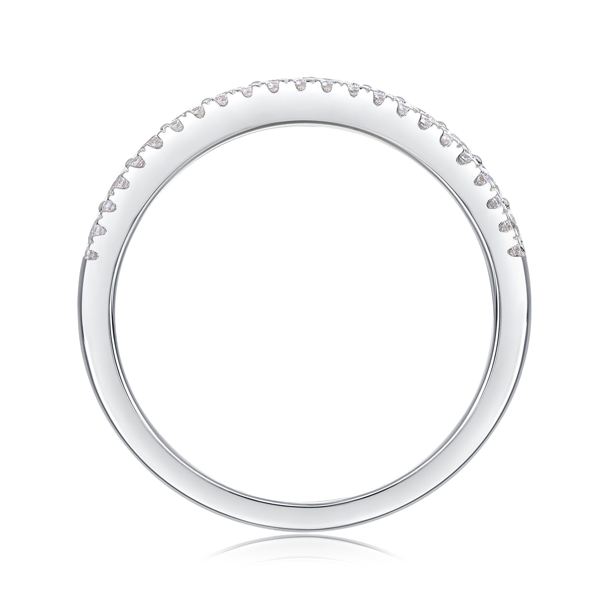 Wide Pavé Band