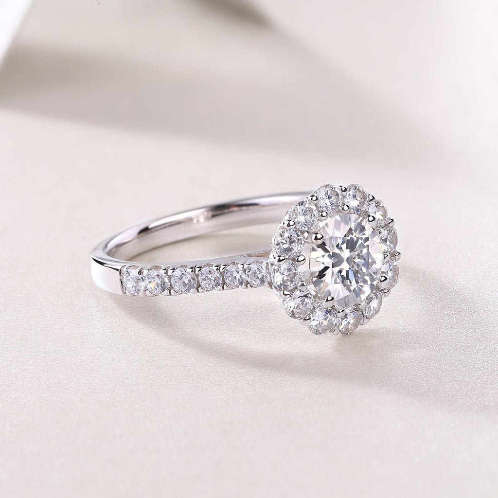 Petal Halo Ring