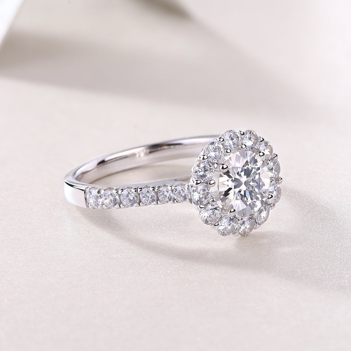 Petal Halo Ring
