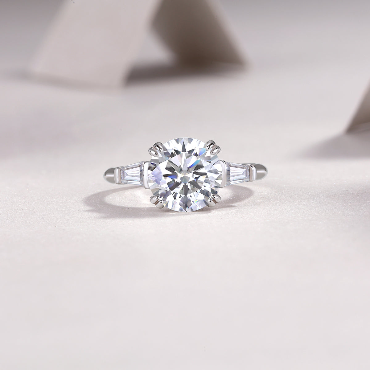 Step Solitaire Ring