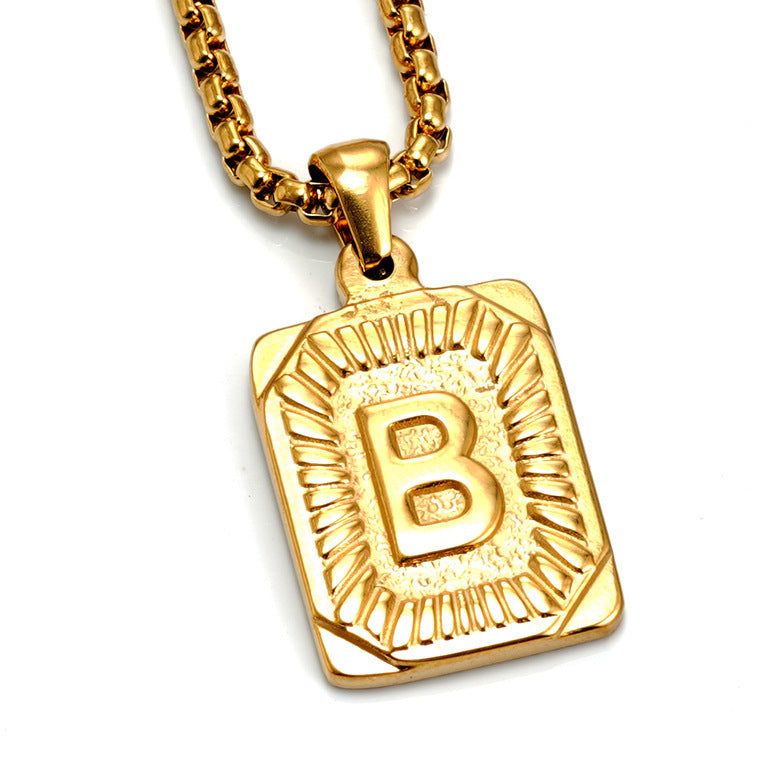 Initial Medallion Necklace