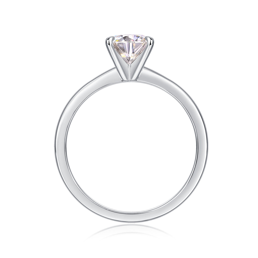 Four-Prong Solitaire Ring