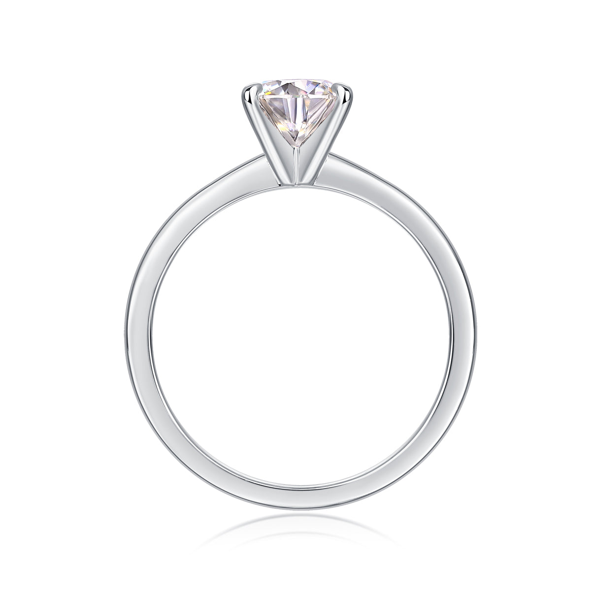 Four-Prong Solitaire Ring