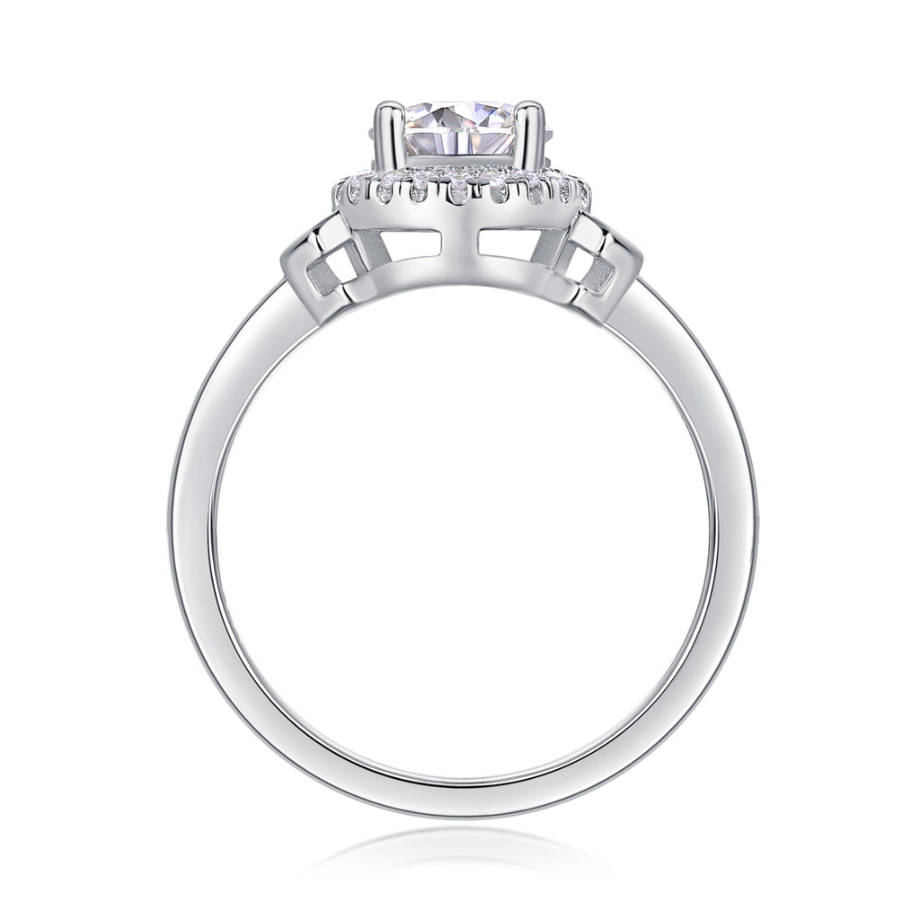 Cathedral Halo Ring