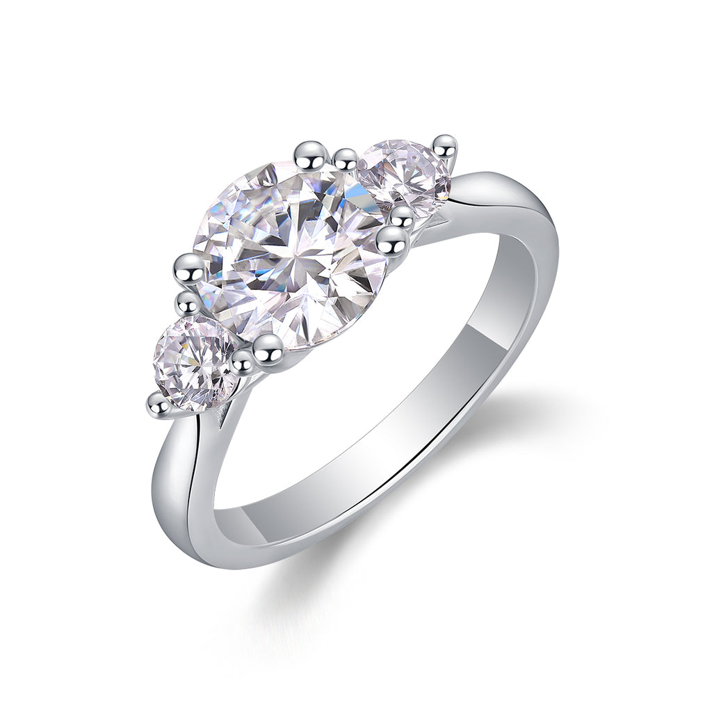 Three Worlds Solitaire Ring