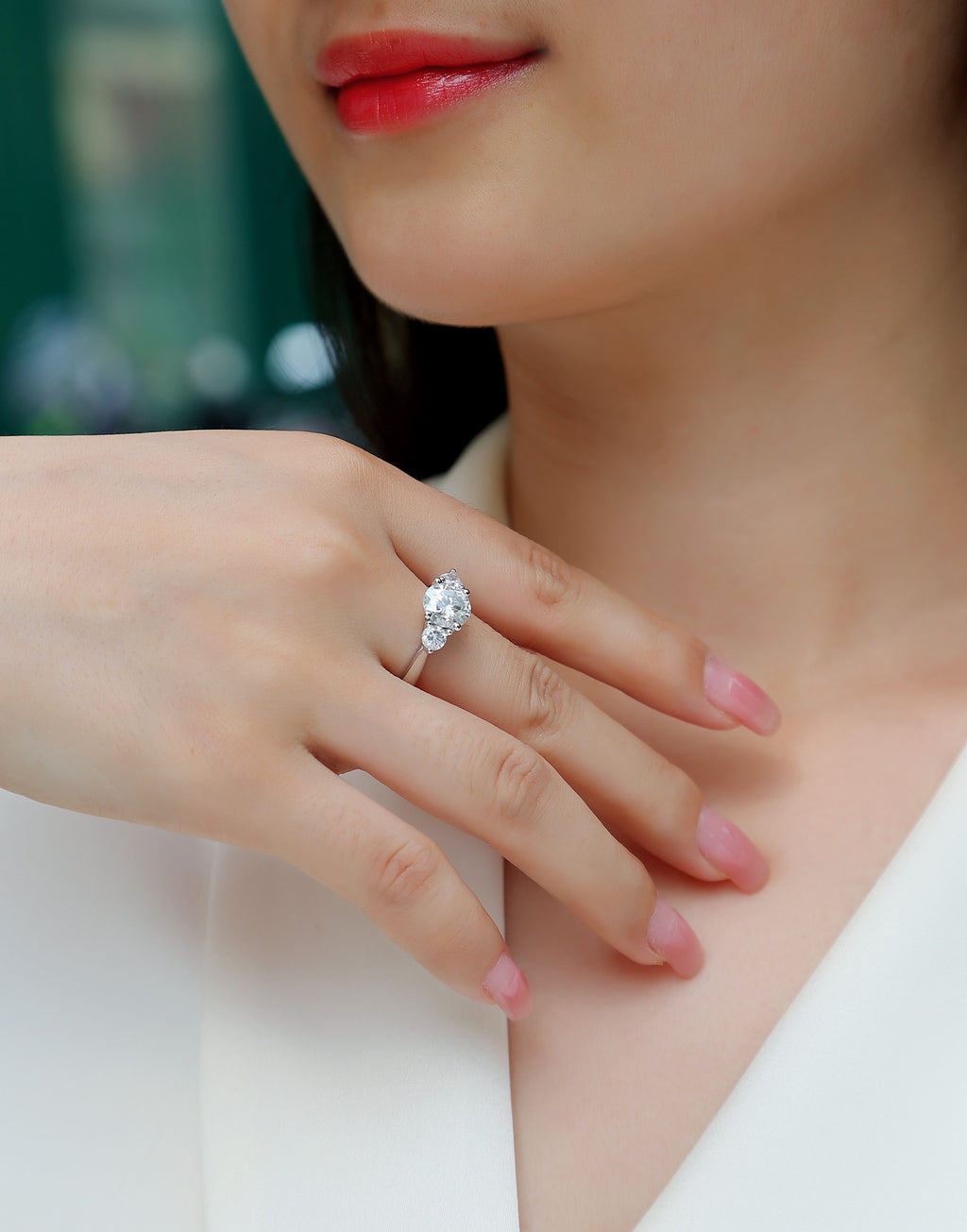 Three Worlds Solitaire Ring
