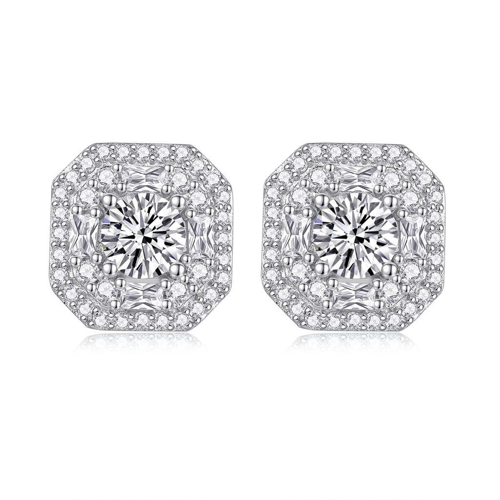 Octagon Halo Studs