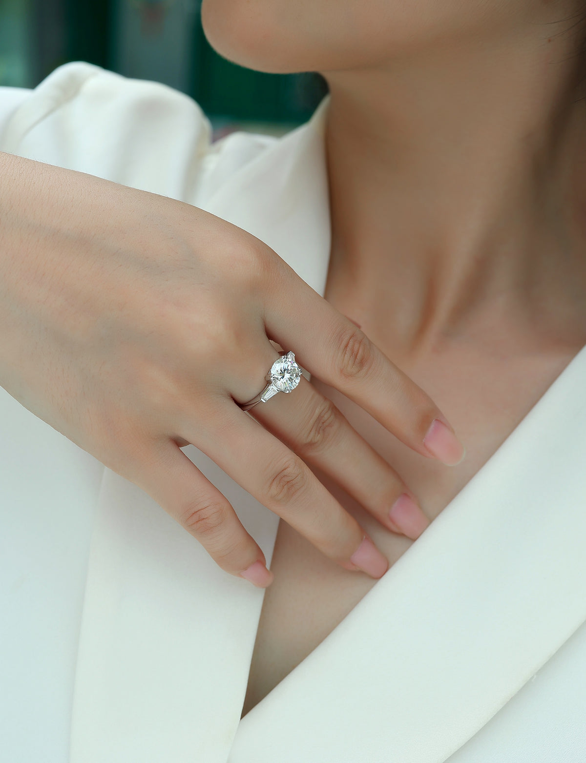 Step Solitaire Ring
