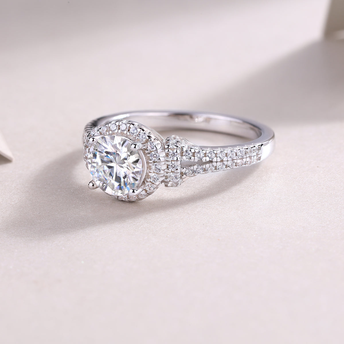 One-Carat Solitaire Band