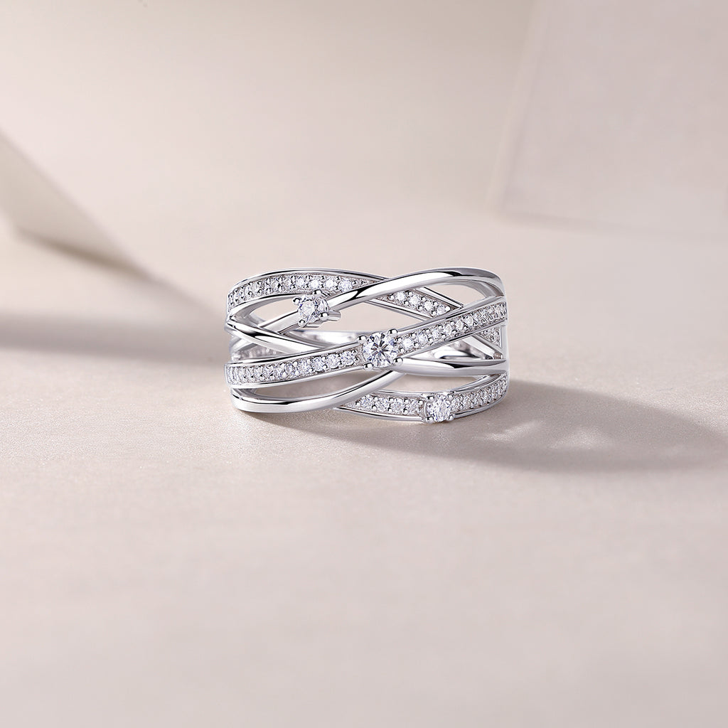 Star Pavé Ring