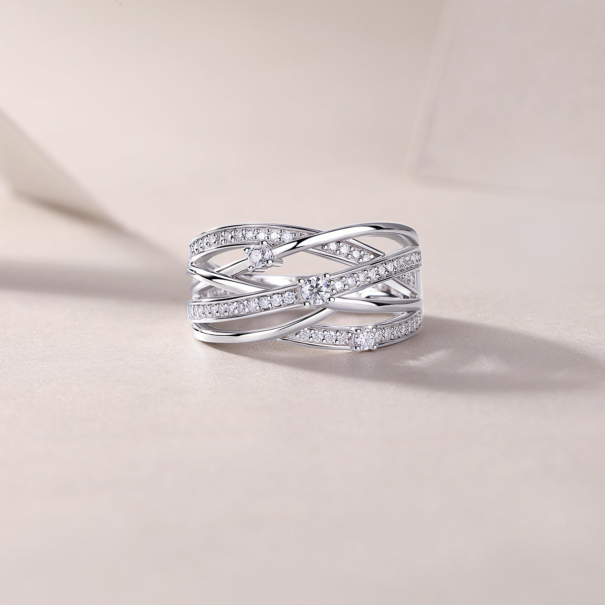 Star Pavé Ring