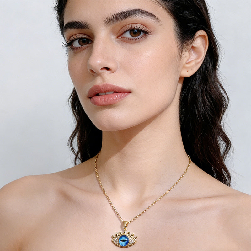 Evil Eye Hamsa Pendant