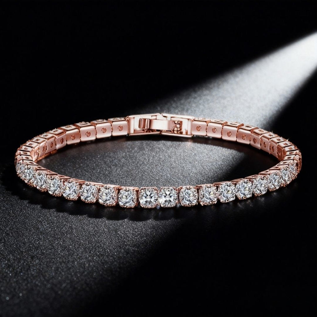 Rose Tennis Bracelet