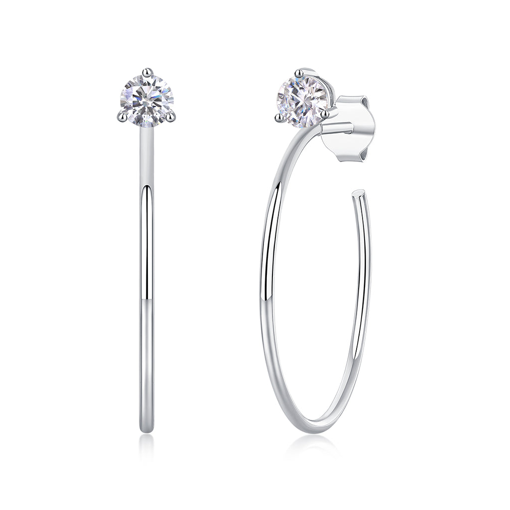 Open Arc Earrings