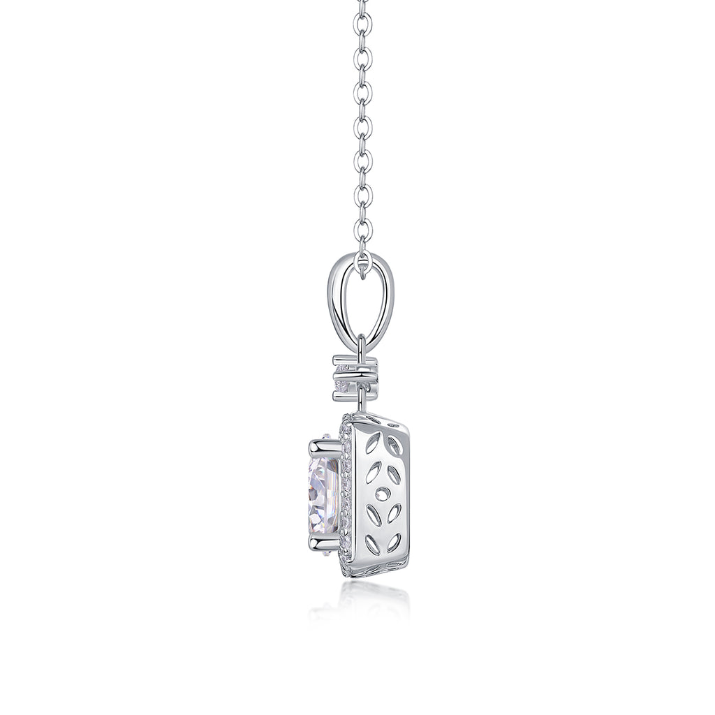 Cushion Halo Pendant