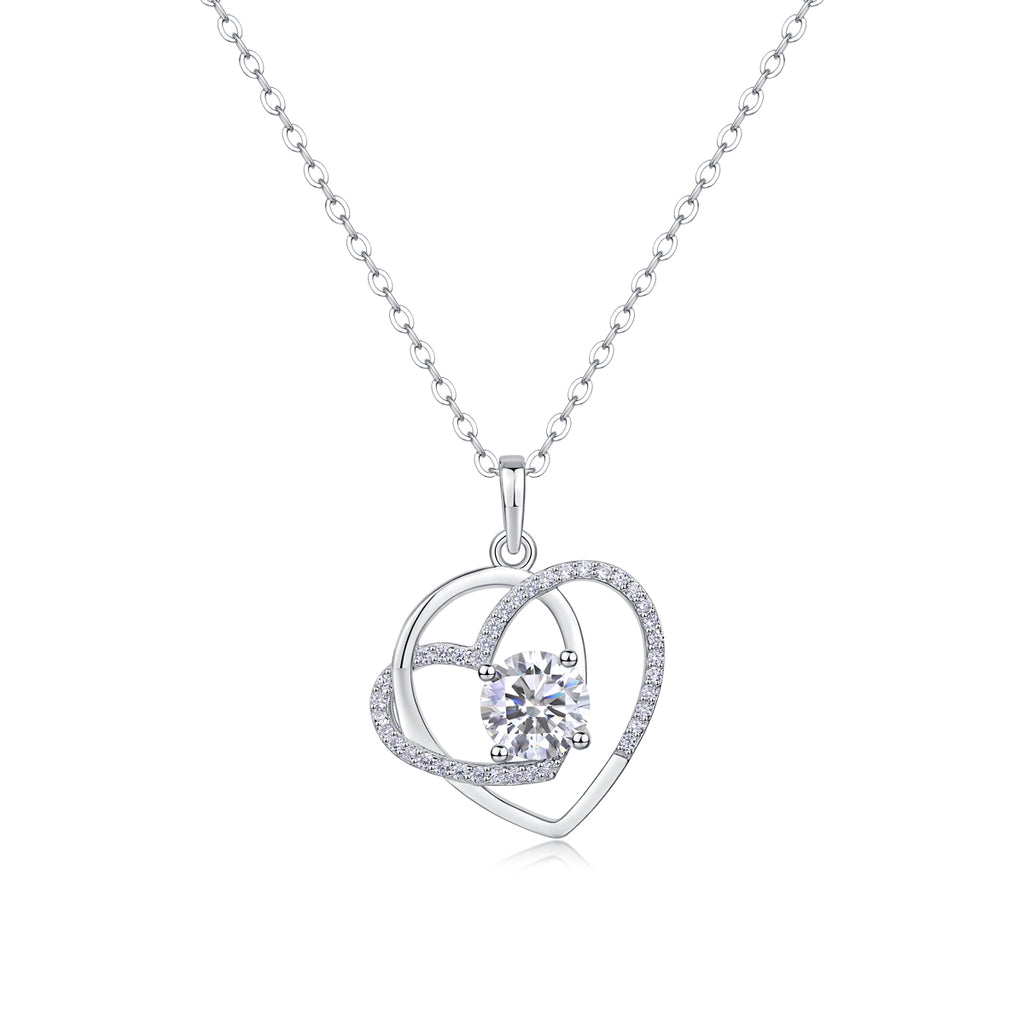 Interlocking Hearts Pendant