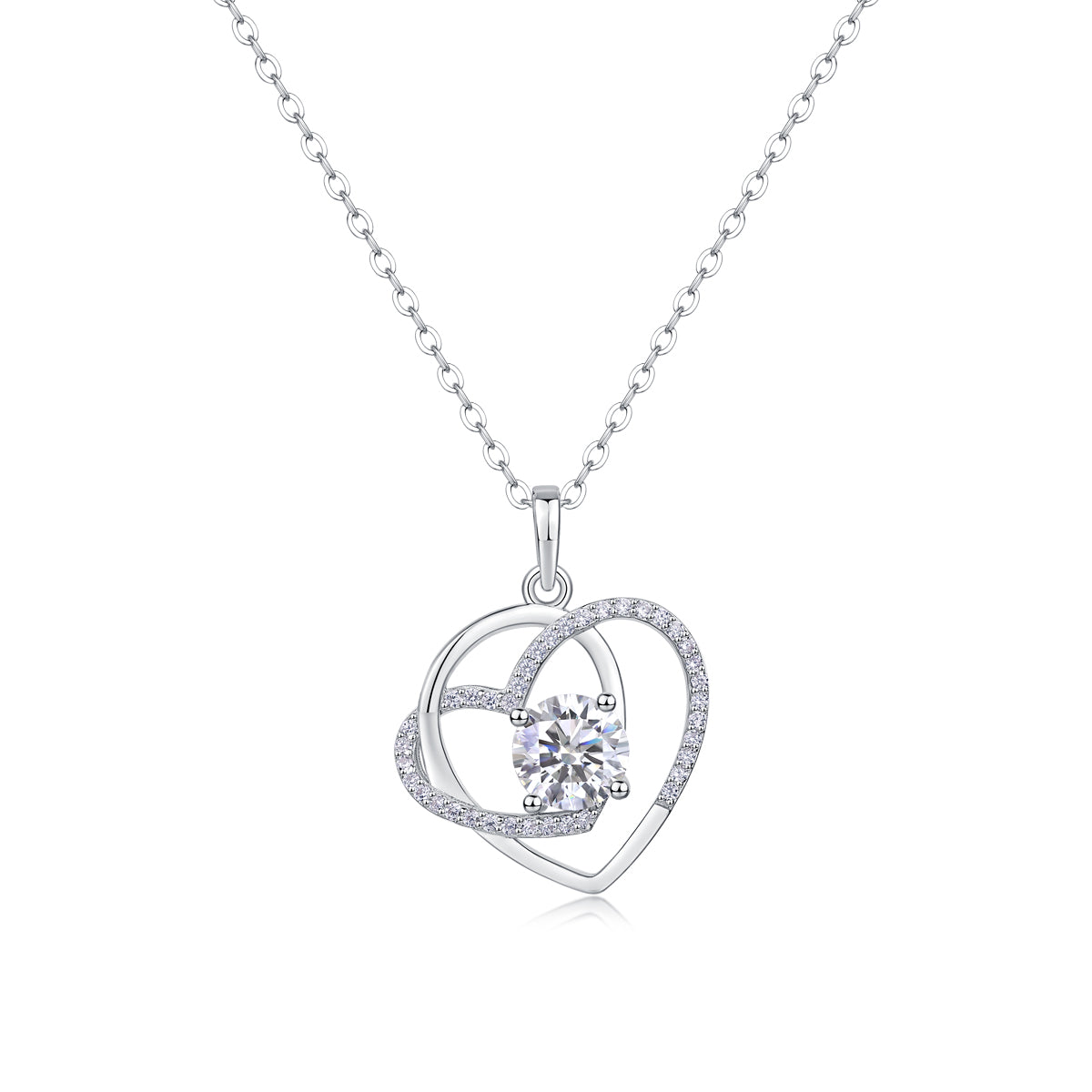 Interlocking Hearts Pendant