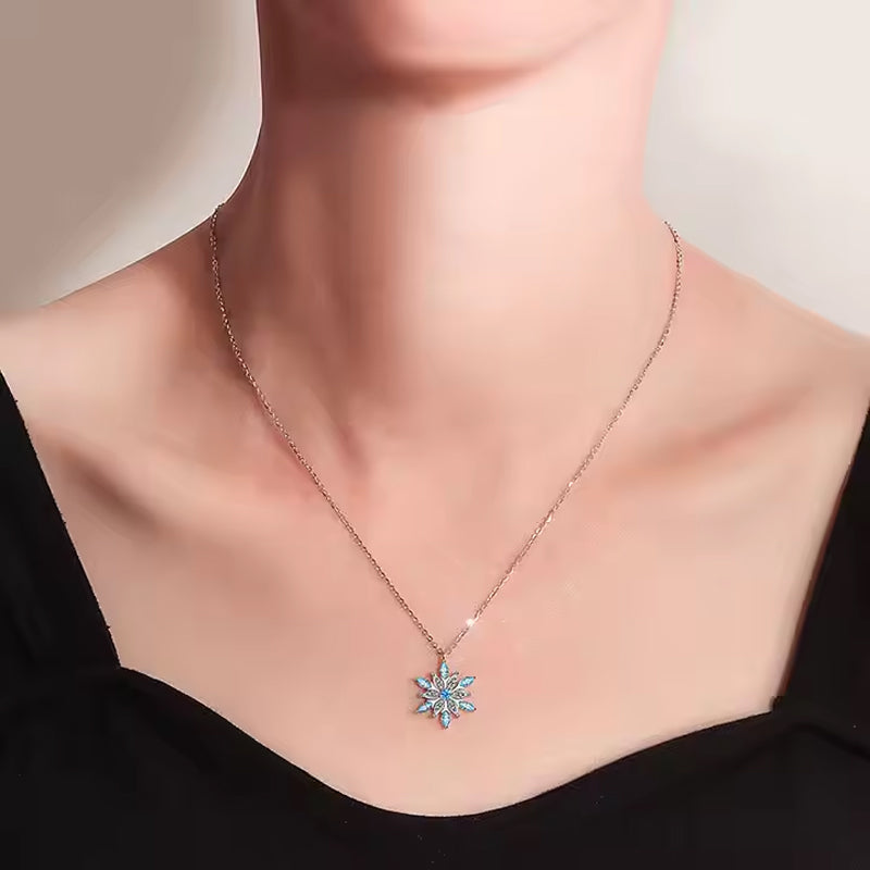 Snowflake Crystal Pendant