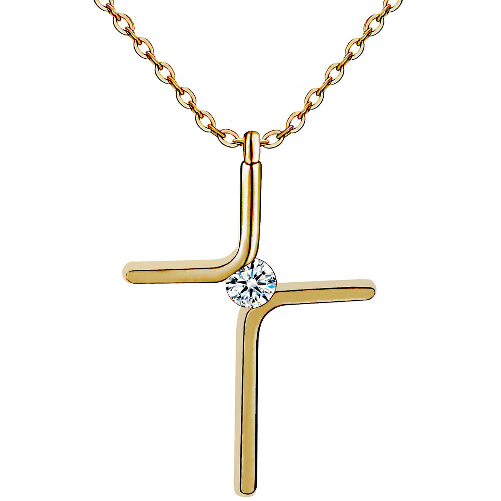 Slim Cross Pendant