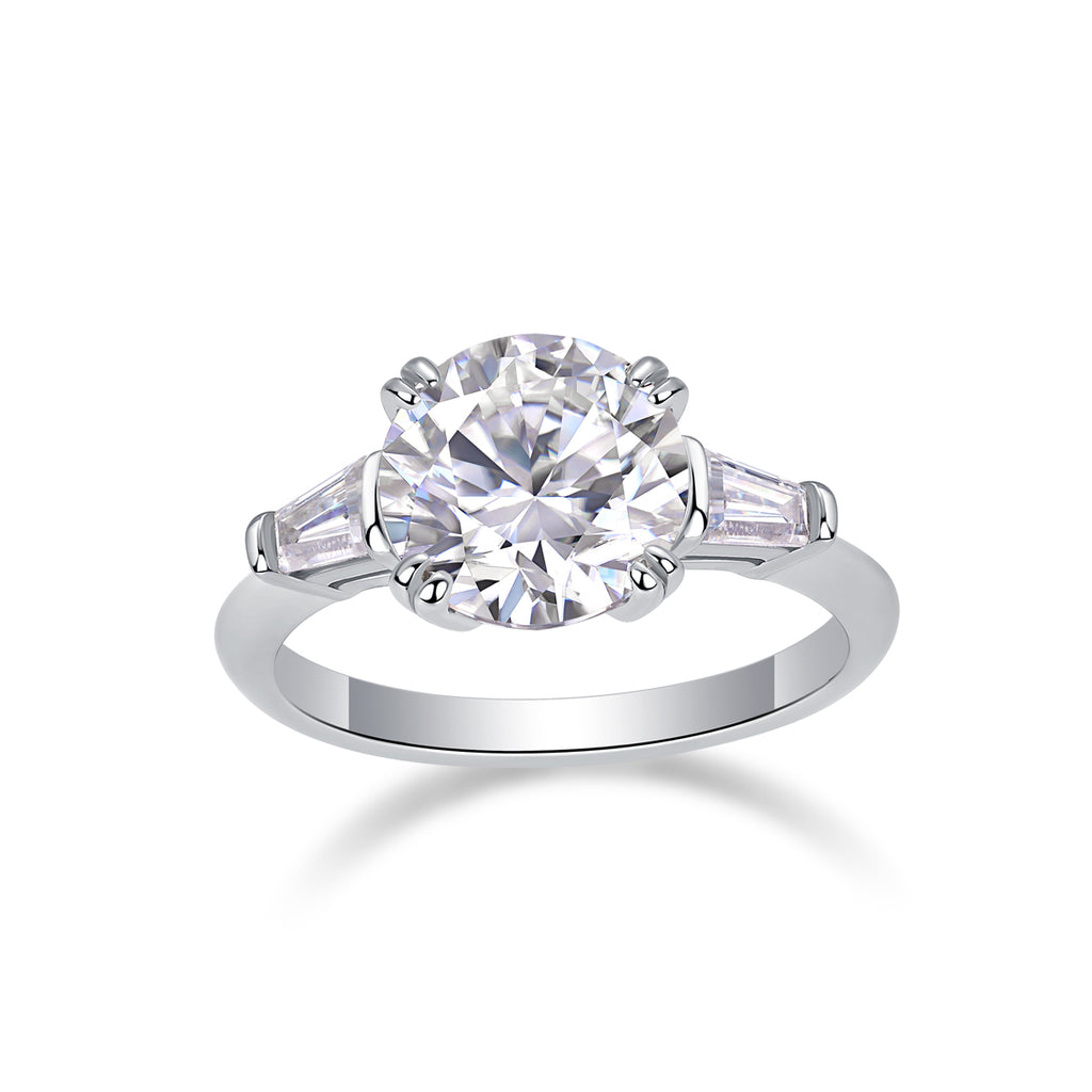 Step Solitaire Ring