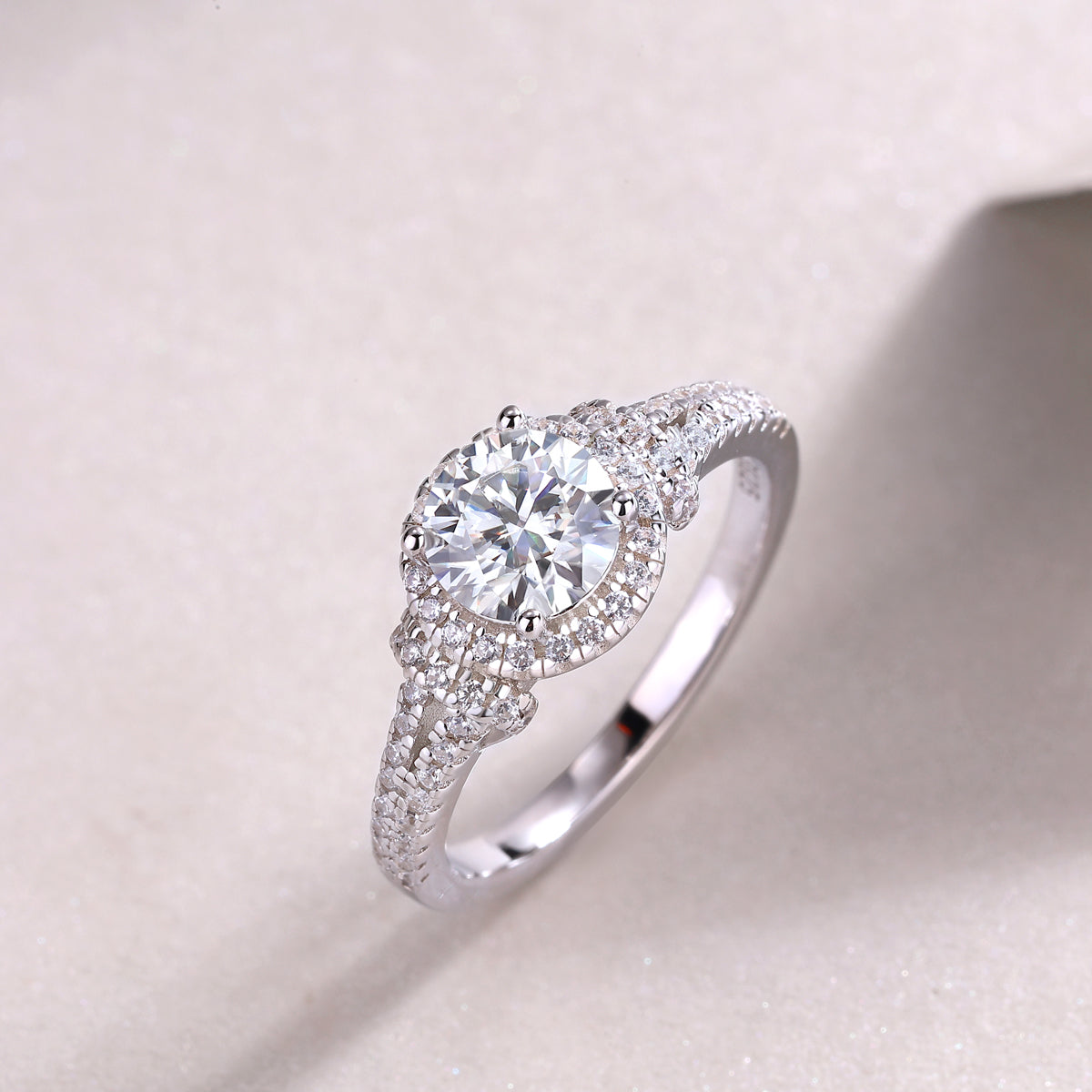 One-Carat Solitaire Band