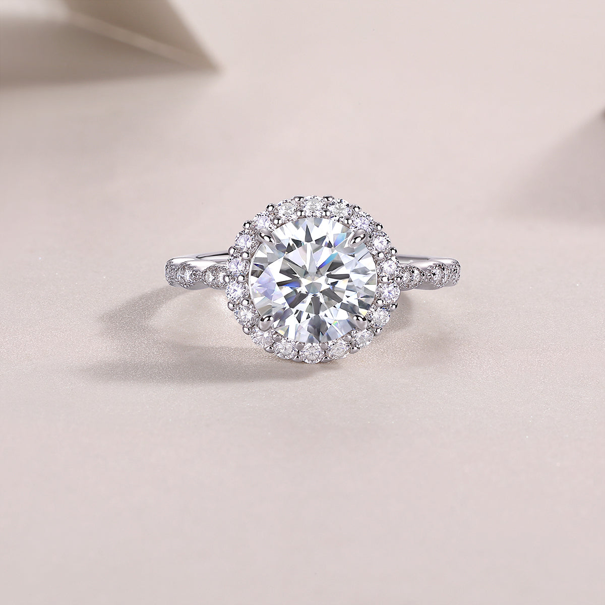 Starlight Solitaire Ring
